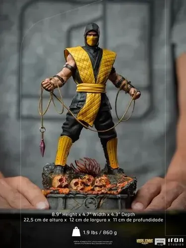Iron Studios Scorpion Mortal Kombat 1/10 BDS Art Scale Excelente Estado