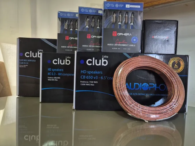KIT SOM SQ AUDIOPHONIC CLUB (LEIA A DESCRIÇÃO)