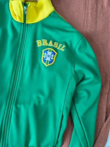 Agasalho da seleção brasileira comemorativa 50 anos do título de 1958