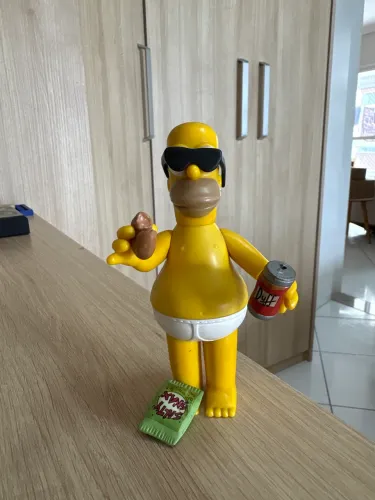 Action figure Simpsons, playmates, Homer Underware, produto em ótimo estado, importado