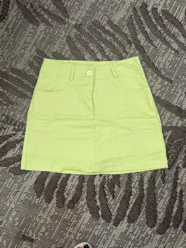 Short saía de linho