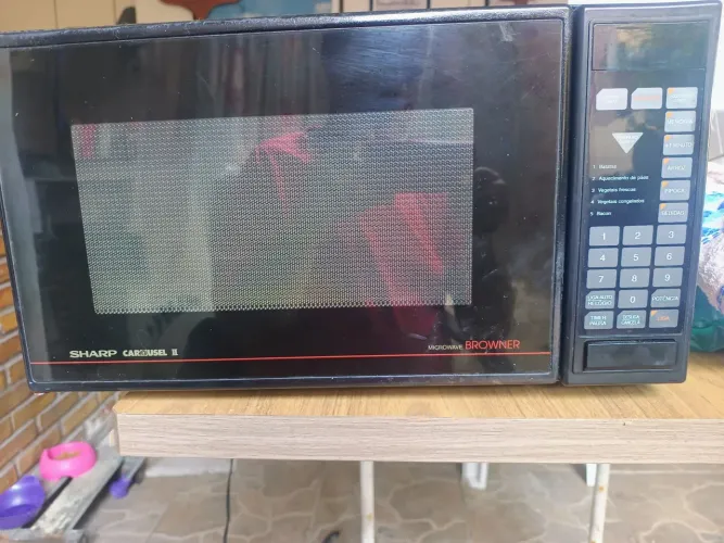 Microondas Sharp Carrossel II Microwave browner