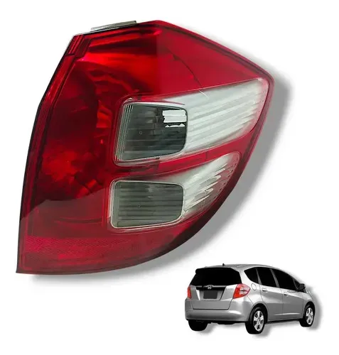Lanterna Traseira Honda Fit 2009 A 2014 Direito Direito/passageiro Vermelho