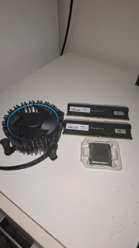 KIT Processador Intel + Memória Ram 8GBx2 + Coller box.