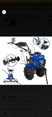 Motocultivador tekna 
