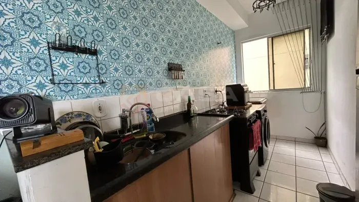 Apartamento com 2 quartos, 1 vaga, 42 m² 2 quartos, sol da manha no Cond. Santa