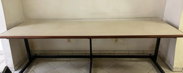 Bancada de Fórmica Cor Creme