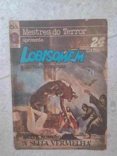 Revista Mestres do Terror - Edição 24: Lobisomem e Outras Histórias. Outubro de 1983