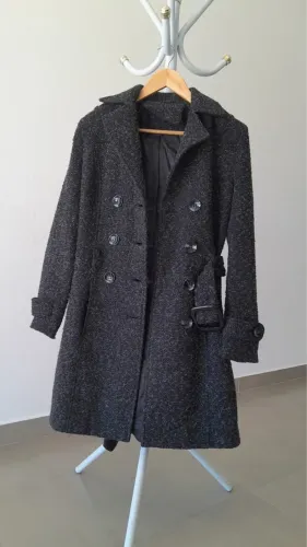 Casaco lã batida
