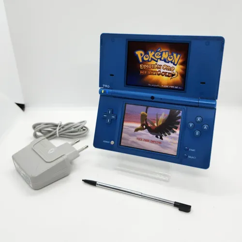 nintendi dsi azul pronto para uso, marcas de uso