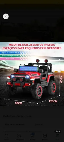 Vende-se carro elétrico pra criança 