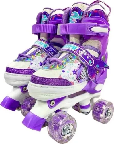 Patins Led 4Rodas novo Reajustável novos sereia