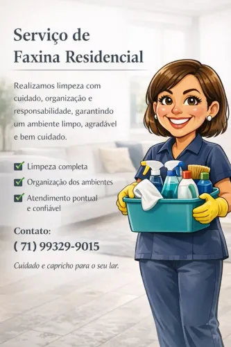Serviços de faxina
