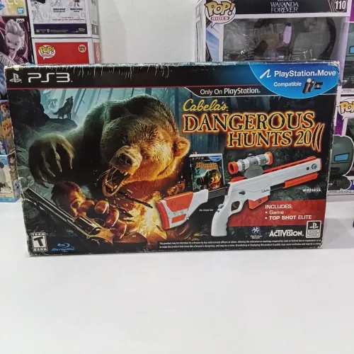 Vendo Cabela's Dangerous Hunts With Top Shot Elite Ps3 (sem jogo)Semi novo