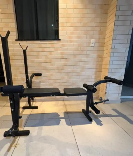 Banco De Supino Aparelho de Musculação Academia Em Casa Ginástica Wct Fitness