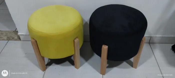 Fabricação de puffs e poltronas