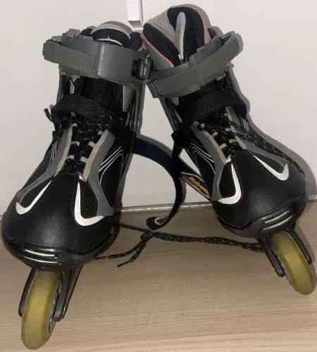 Patins Inline Bladerunner Ajustável + Kit Proteção Completo