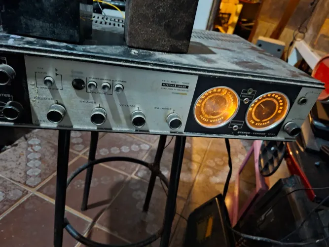 receiver vintage (rádio e amplificador) Taterka Linear  Stereo Versor 1777
