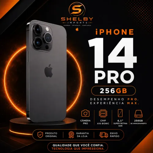 IPHONE 14 | 256 GB | TODO ORIGINAL | 90% saúde da bateria