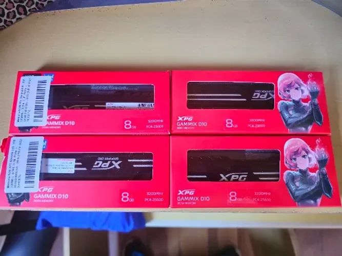 Memória Ram DDR4 8GB 3200MHz XPG Gammix D10