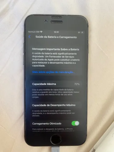 iphone 8 256gb Bateria 72% USADO IMPECÁVEL