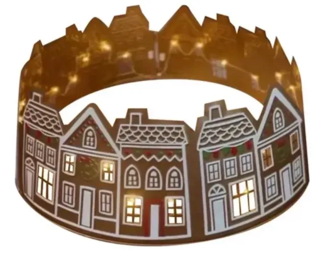 Saia para árvore de Natal ? iluminada cidade natalina acompanha led