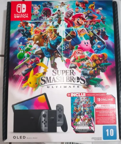 Nintendo Switch Oled+Jogos+Acessorios