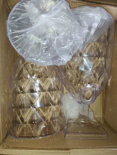 2 Suqueiras transparentes 4,5L