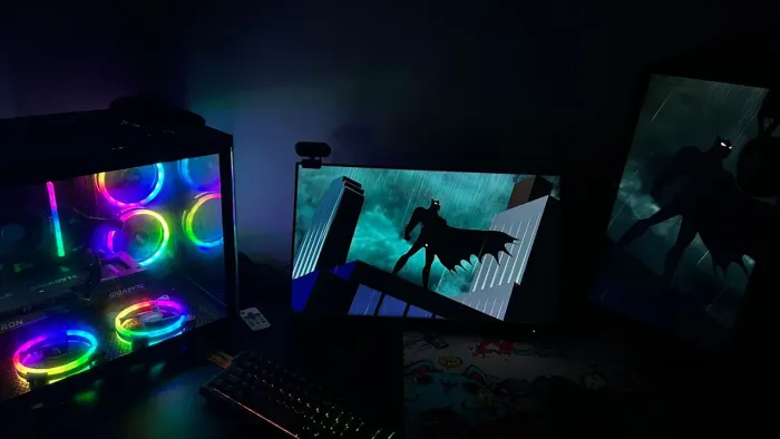 PC GAMER COMPLETO COM MONITOR E TECLADO