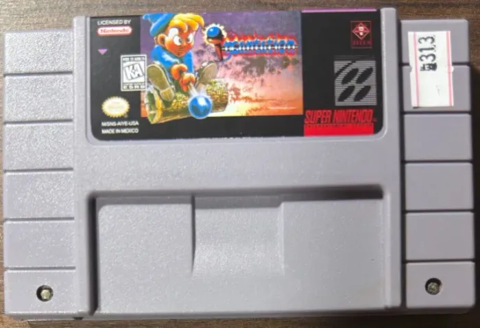 Incantation Original SNES Super Nintendo REF. 313 - RELABEL
