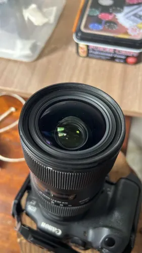 Sigma 18-35 1.8 para câmera canon 