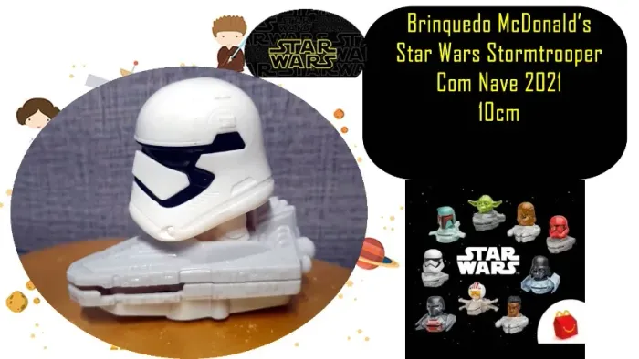 Brinquedo McDonald?s Star Wars Stormtrooper Com Nave 2021