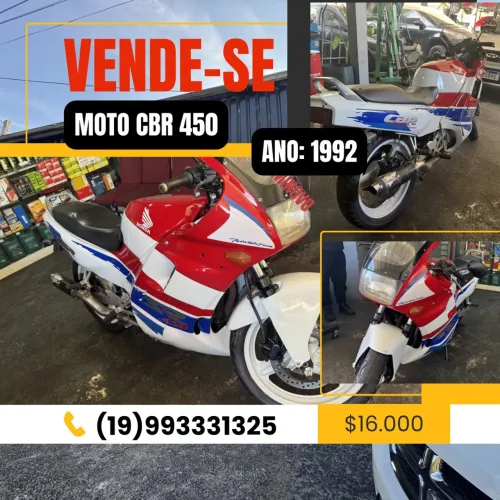 Moto CBR 450 relíquia 