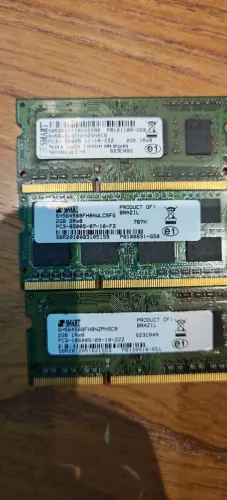 Memória DDR3 2 gb notebook