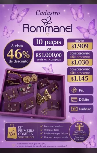Venha Ser Uma Revendedora Rommanel.