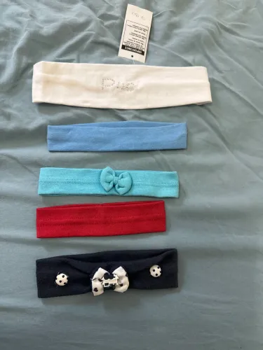 Kit com tiaras bebê /infantil 5 peças