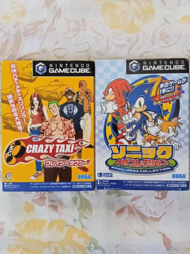 Crazy Taxi + Sonic Mega Collection GAME CUBE