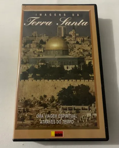 Fita Vhs Imagens da Terra Santa raridade Rede Manchete impecável