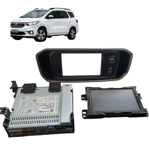 Kit Multimídia Tela Modulo Comando Som Gm Spin 2019 20 21 22