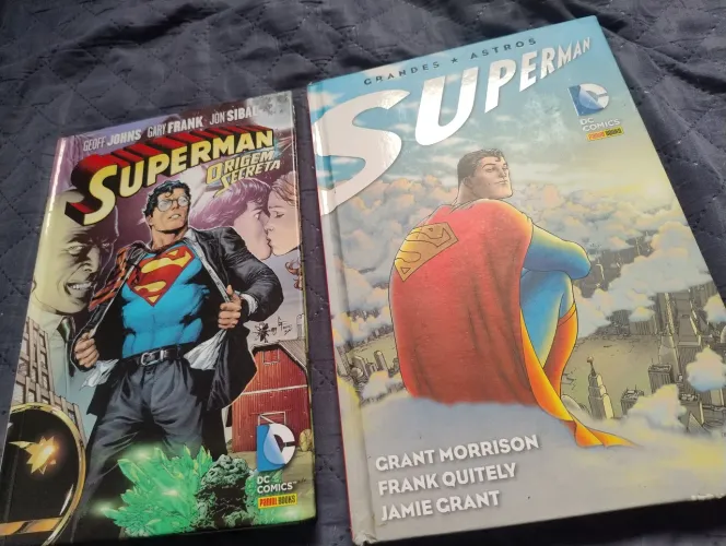 Superman origem secreta + Grandes astros superman