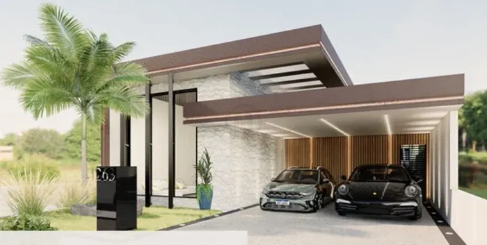 Casa térrea á venda com 3 dormitórios sendo 2 suítes - Condomínio Campos de Mede REF: CA38