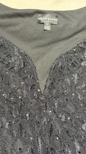 Vestido Longo Preto Connected Apparel - Tam. GG
