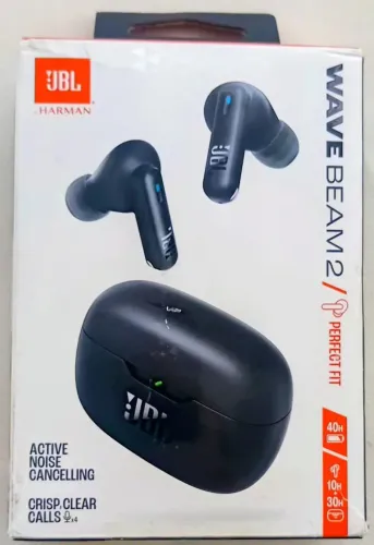 Fone de Ouvido Bluetooth JBL Wave Beam 2 - Novo na Caixa