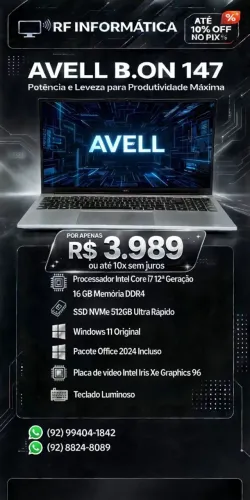 NOTEBOOK AVELL B.ON 