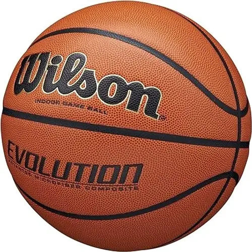 Bola de basquete de couro Wilson Evolution