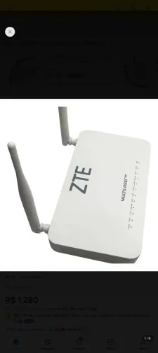 ? ONU ZTE F670L GPON Dual Band AC1200 - R$ 80,00 cada