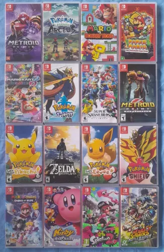 Jogos Nintendo Switch Usados 280 reais unidade