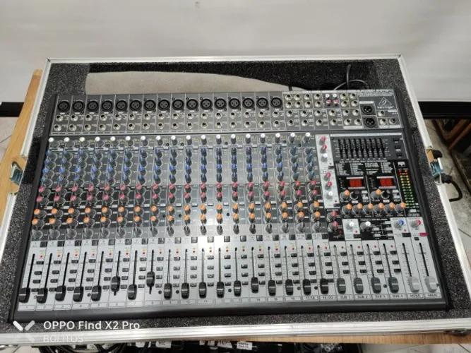 Mesa De Som Behringer Eurodesk Sx2442fx 20 Canais Perfeita!!