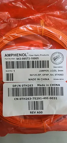 Cabo de Fibra Óptica Amphenol 5 M
