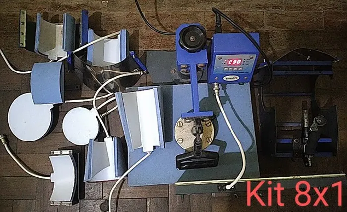 Kit sublimação 8x1